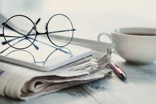Newspaper & Morning Coffee
